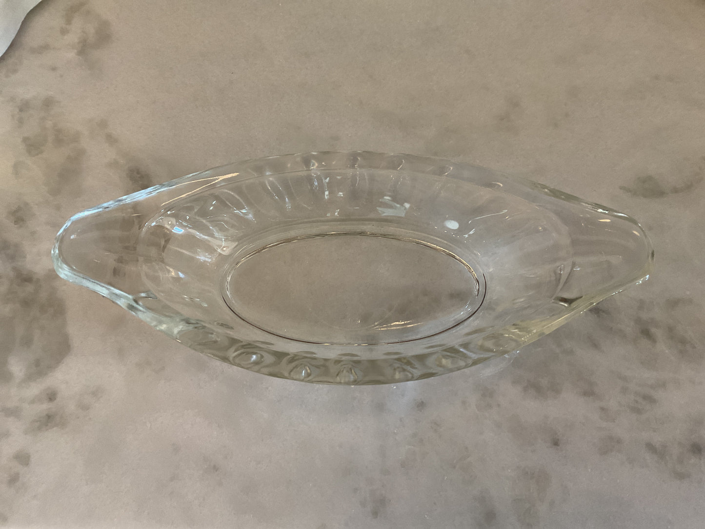 Crystal Boat Dish