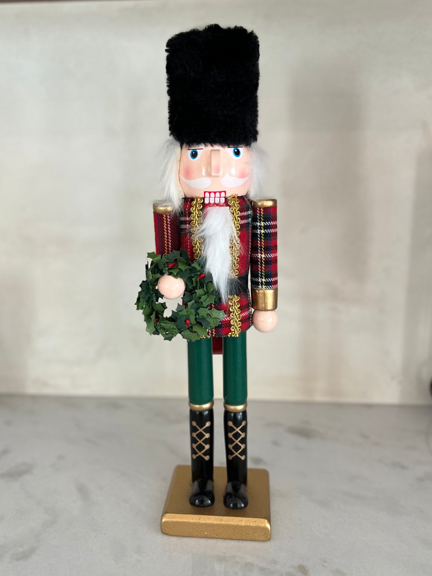 Nutcracker, Plaid 15"