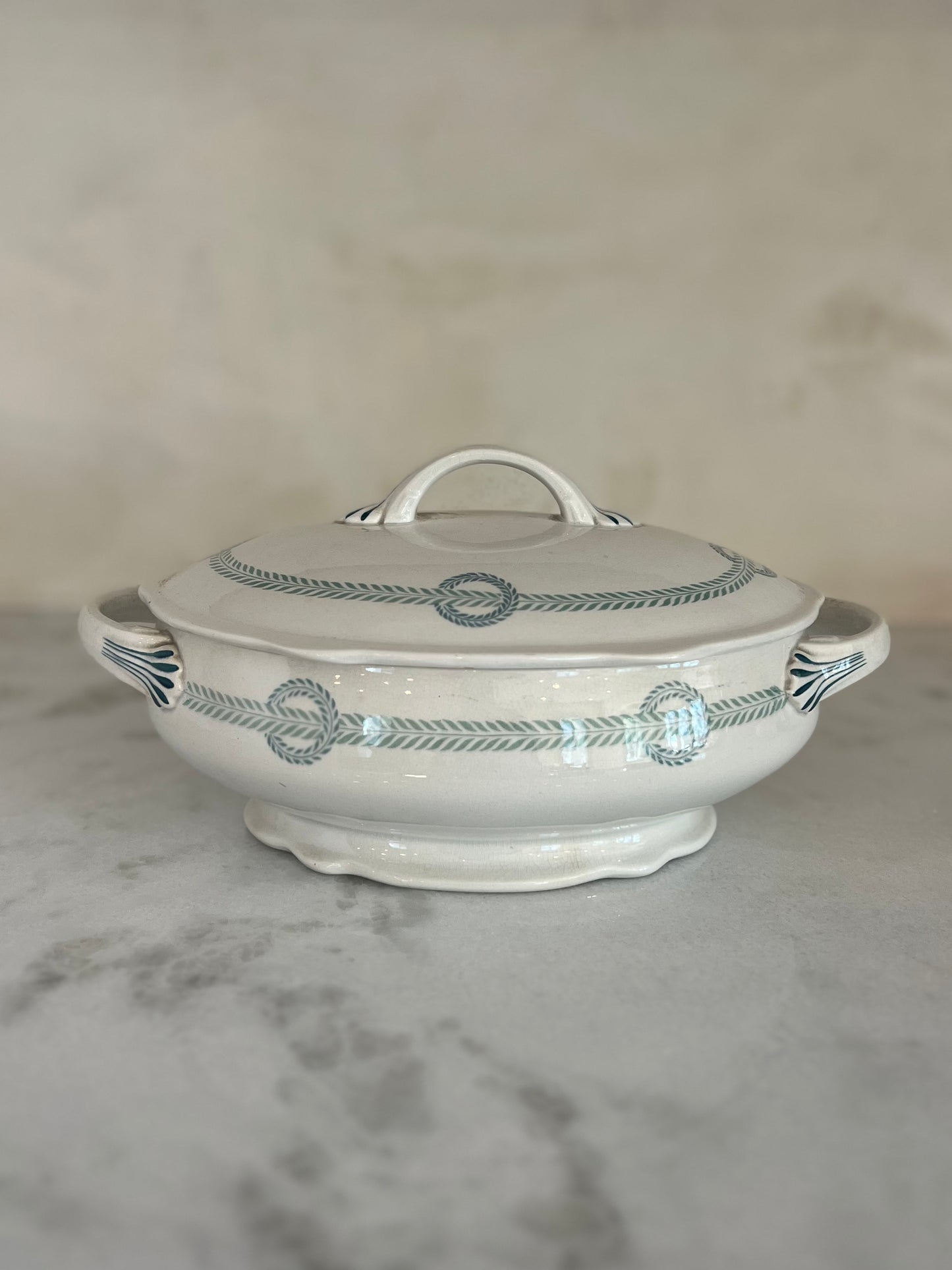 Vintage Sage/blue Custom Candle