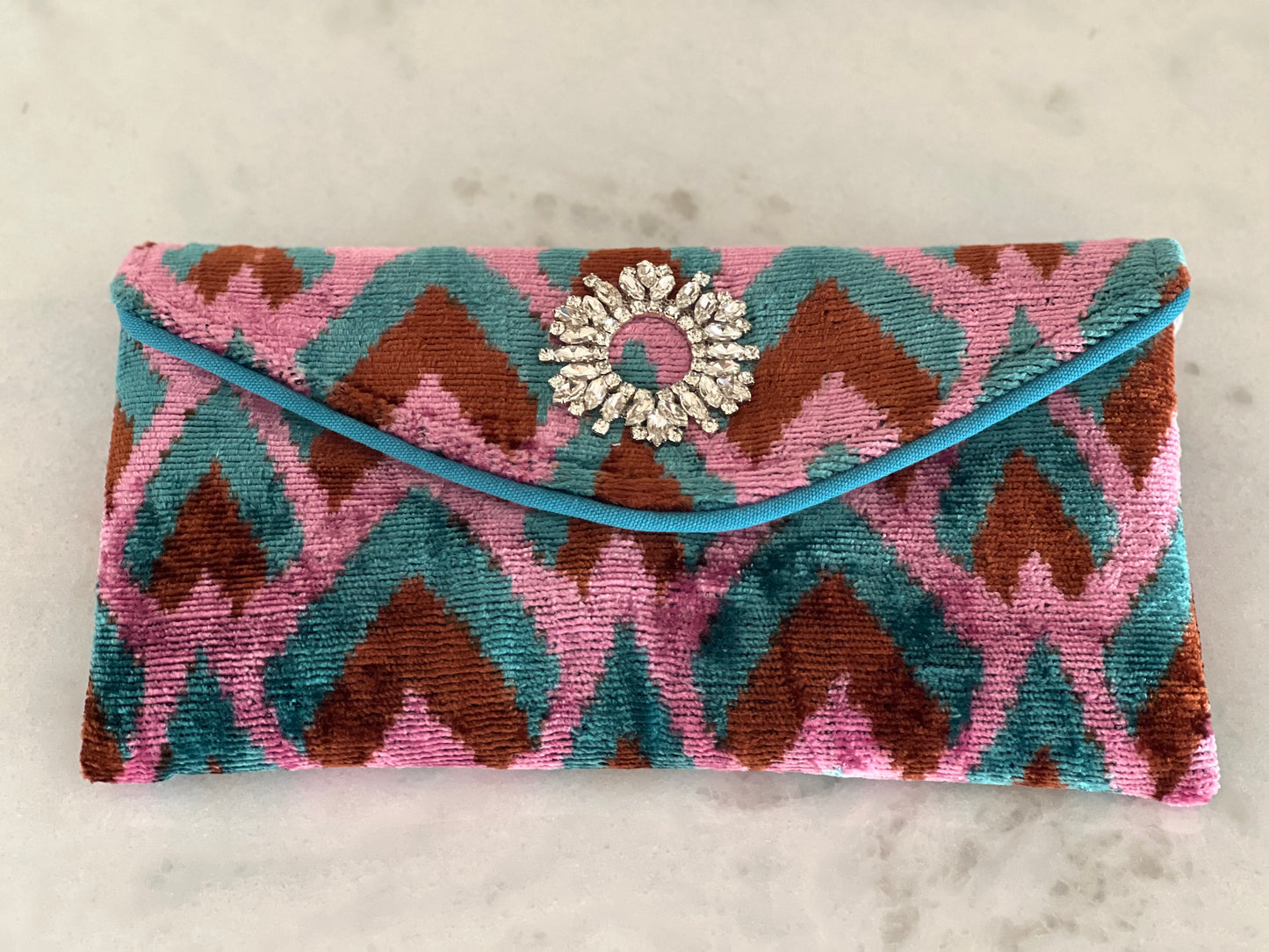 Lily Cocktail Clutch - Velvet, Multi