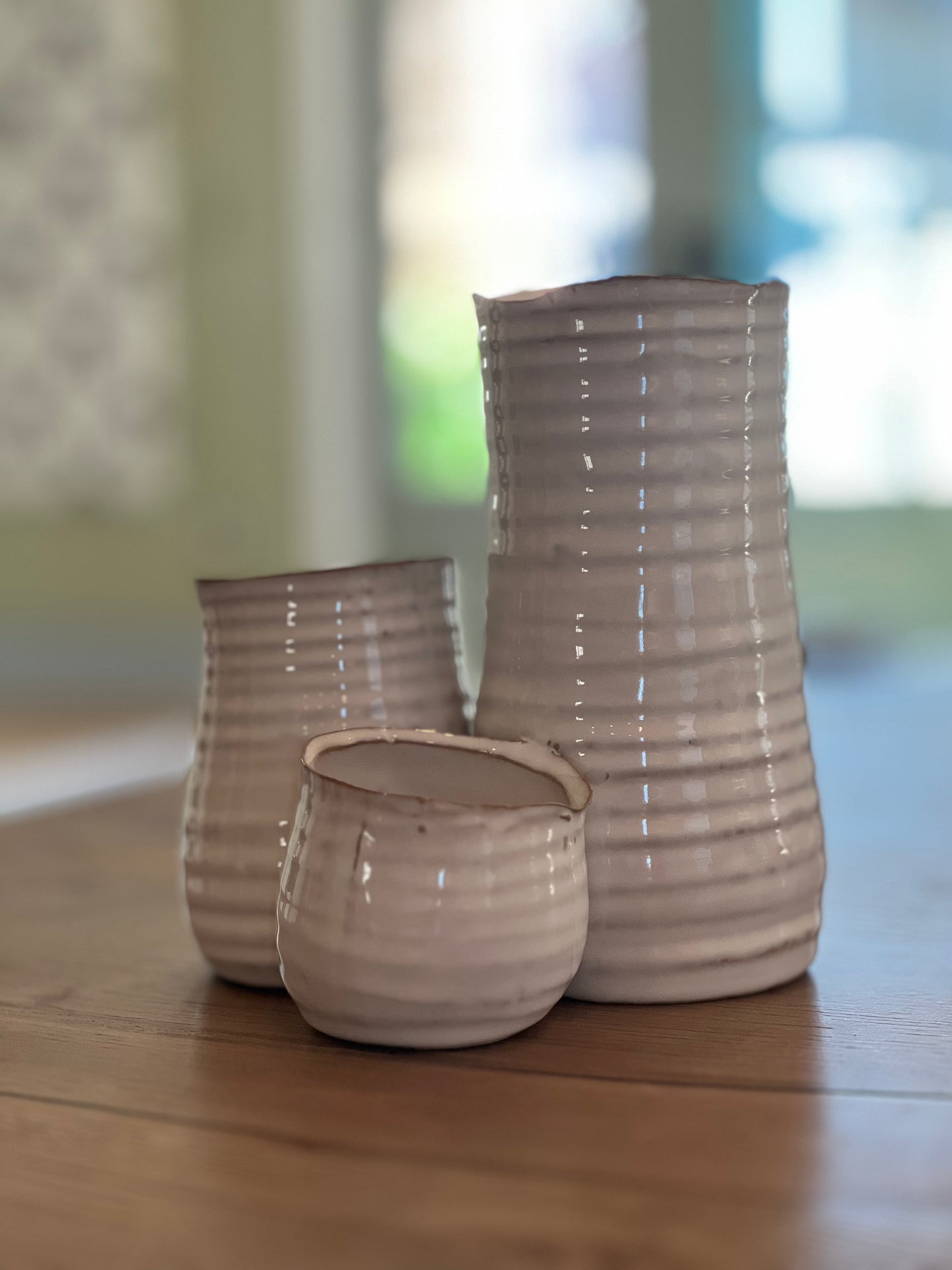 Bower Clustered Ceramic Vase - Tall Triple