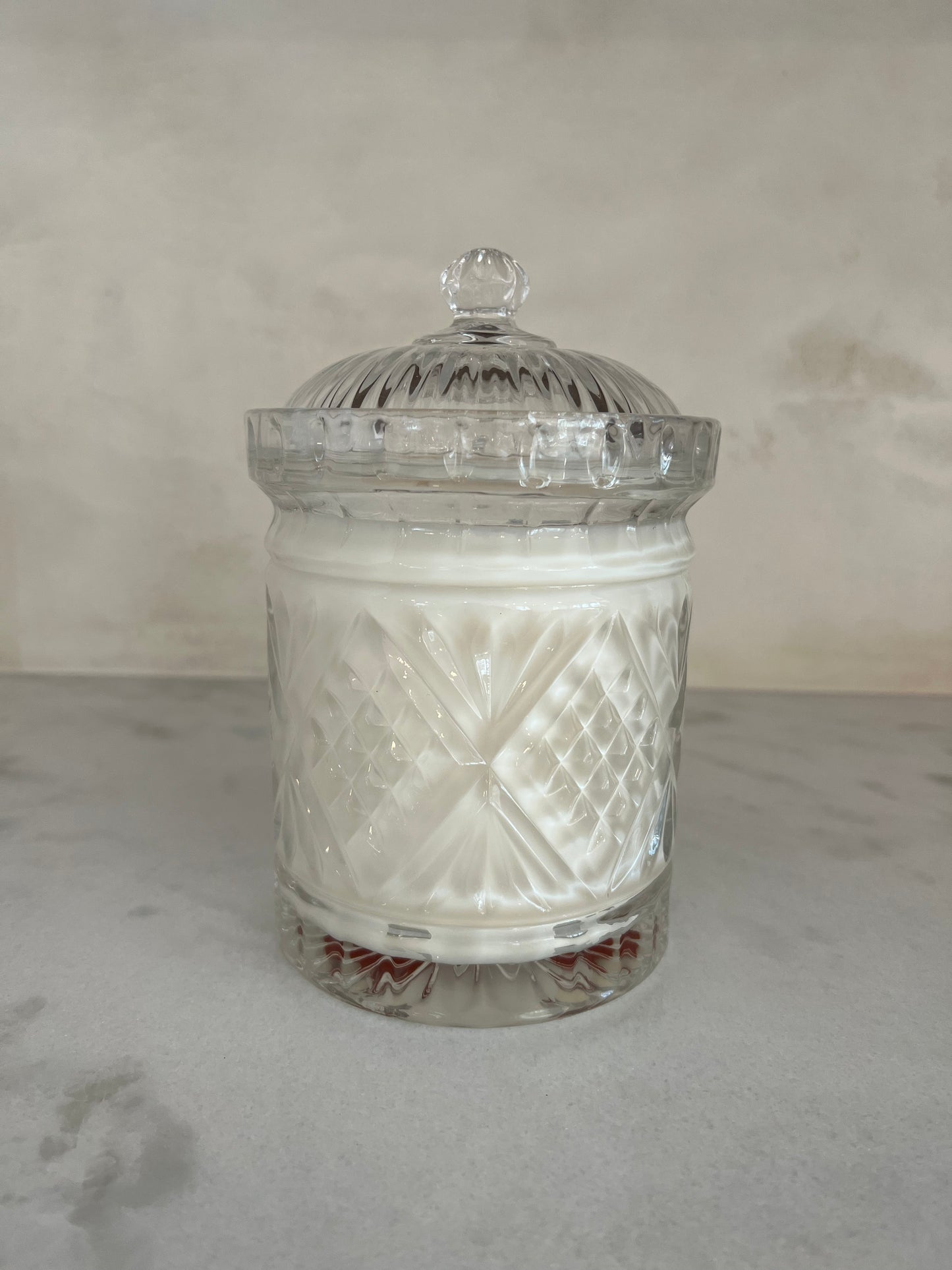 Vintage Crystal Custom Candy Jar Candle