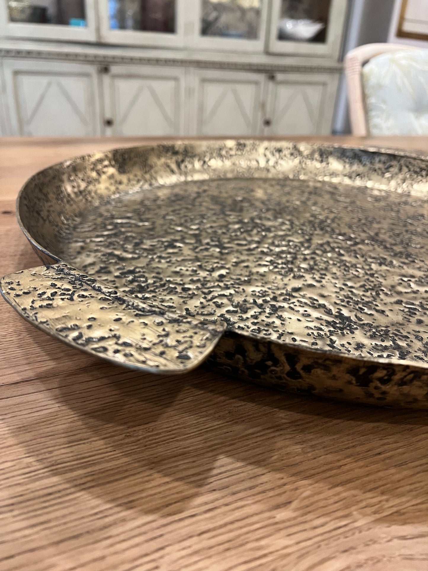 Hammered Metal Tray