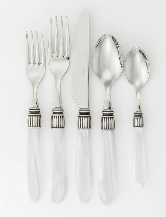 Porto White 5 Piece Place Setting