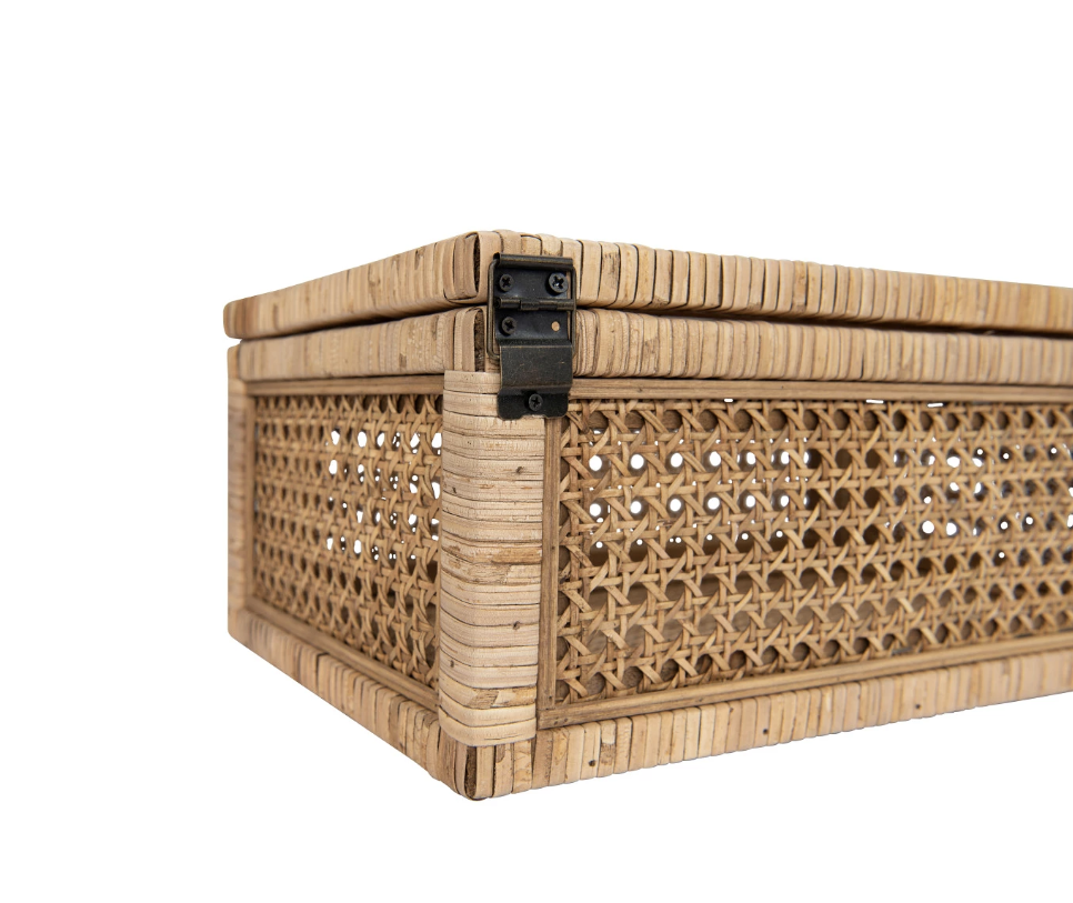 Display Boxes with Glass Lids, Set of 2