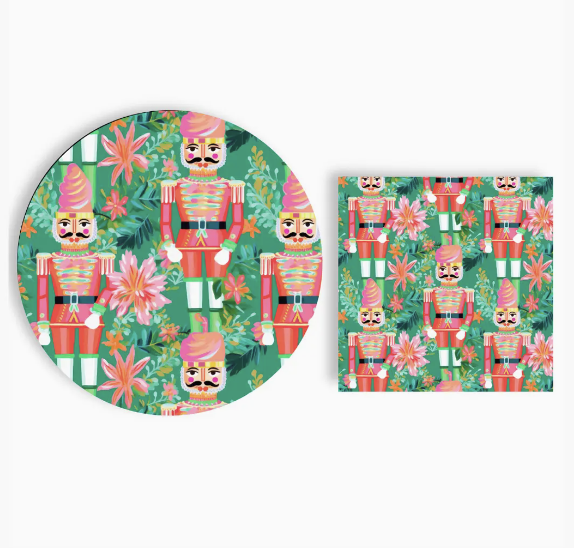 Pastel Nutcracker Plates + Napkins | Curated Bundle Option