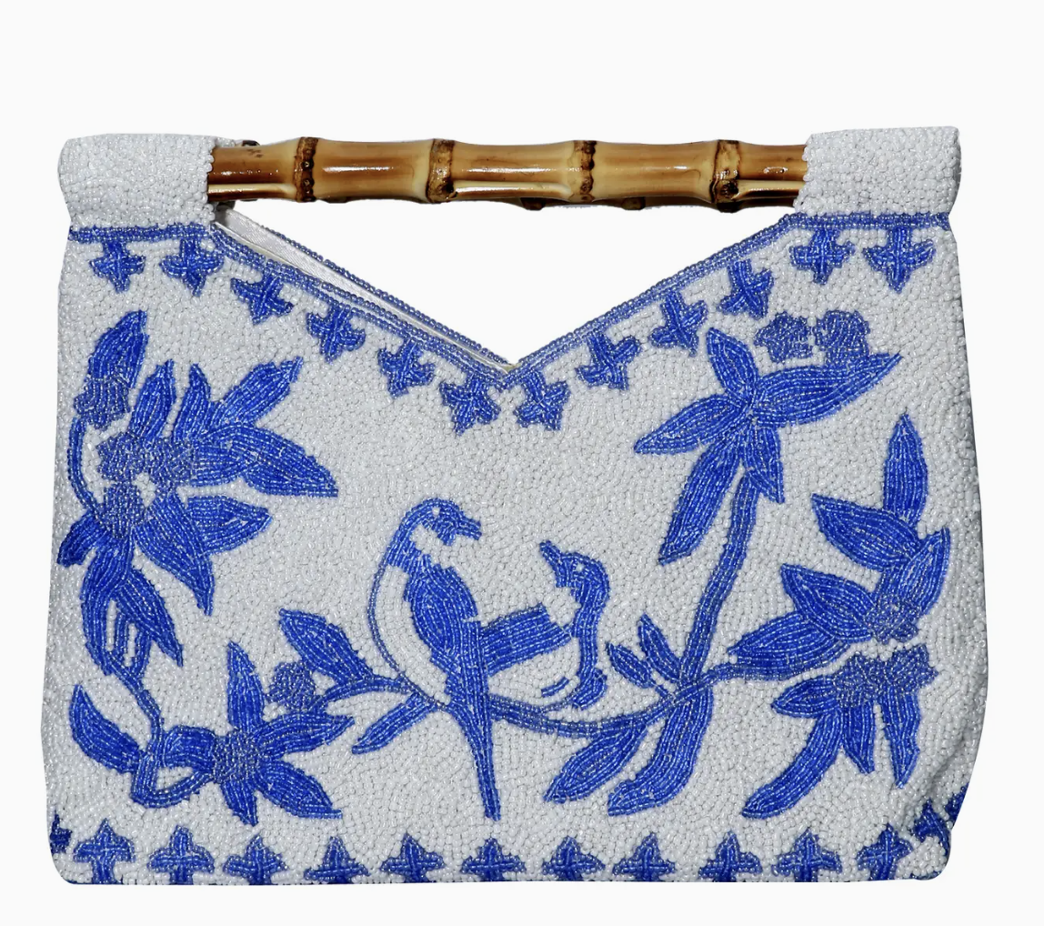 Handbag Blue/White