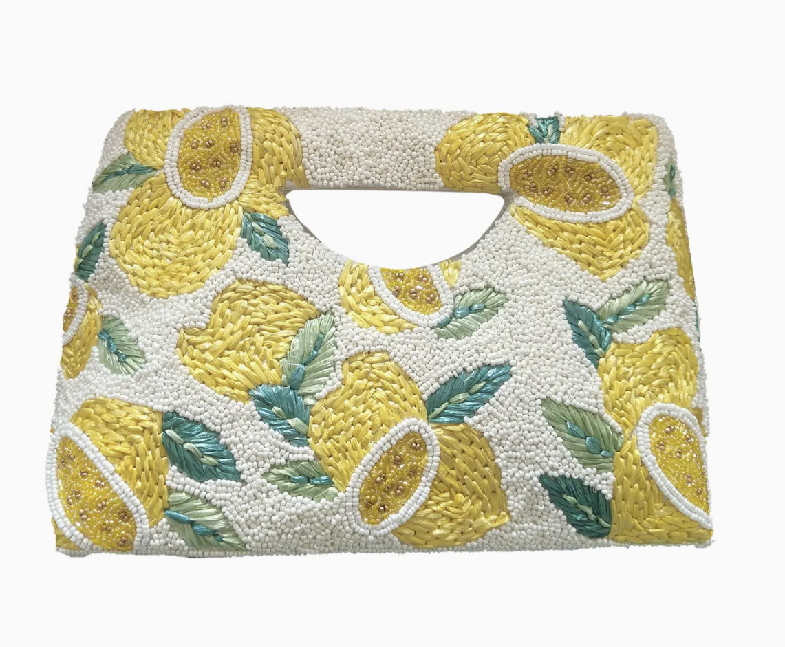 Lemons Bag Coh 5014 Rafia - Ivory/Lemons