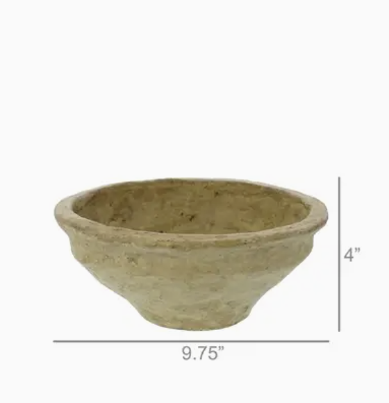 Paper Mache Bowl - Sm