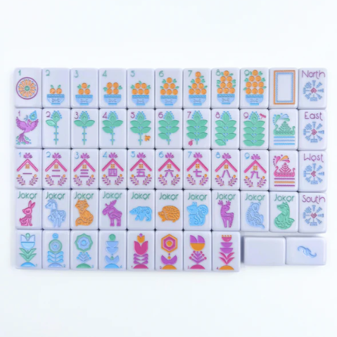 THE SCANDINAVIAN FOLK ART SERIES | Mahjong with Nordic Style