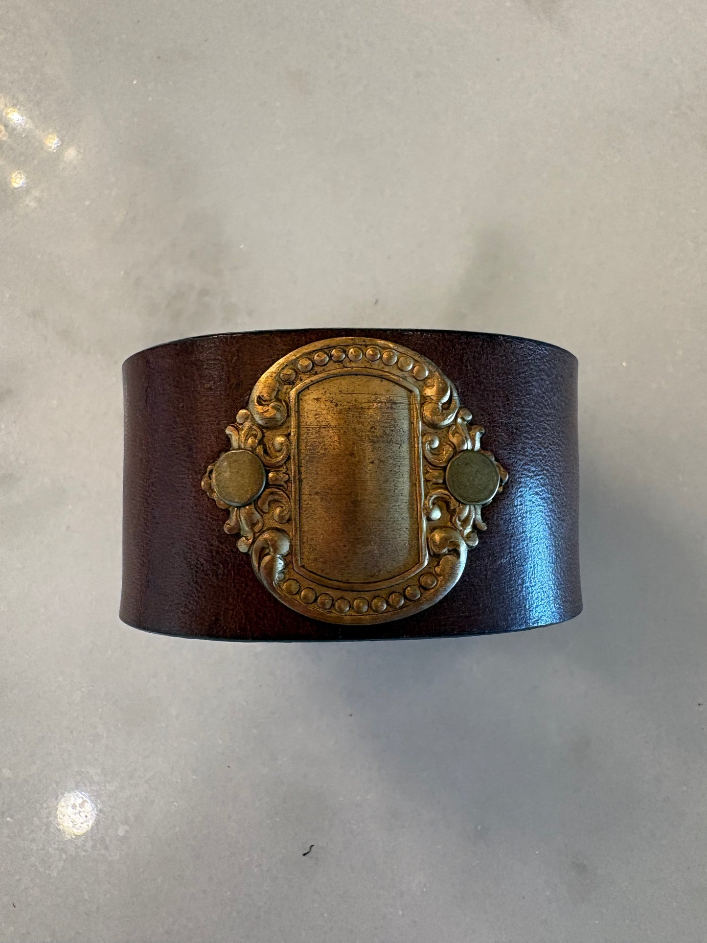 Leather cuffs, assorted designs