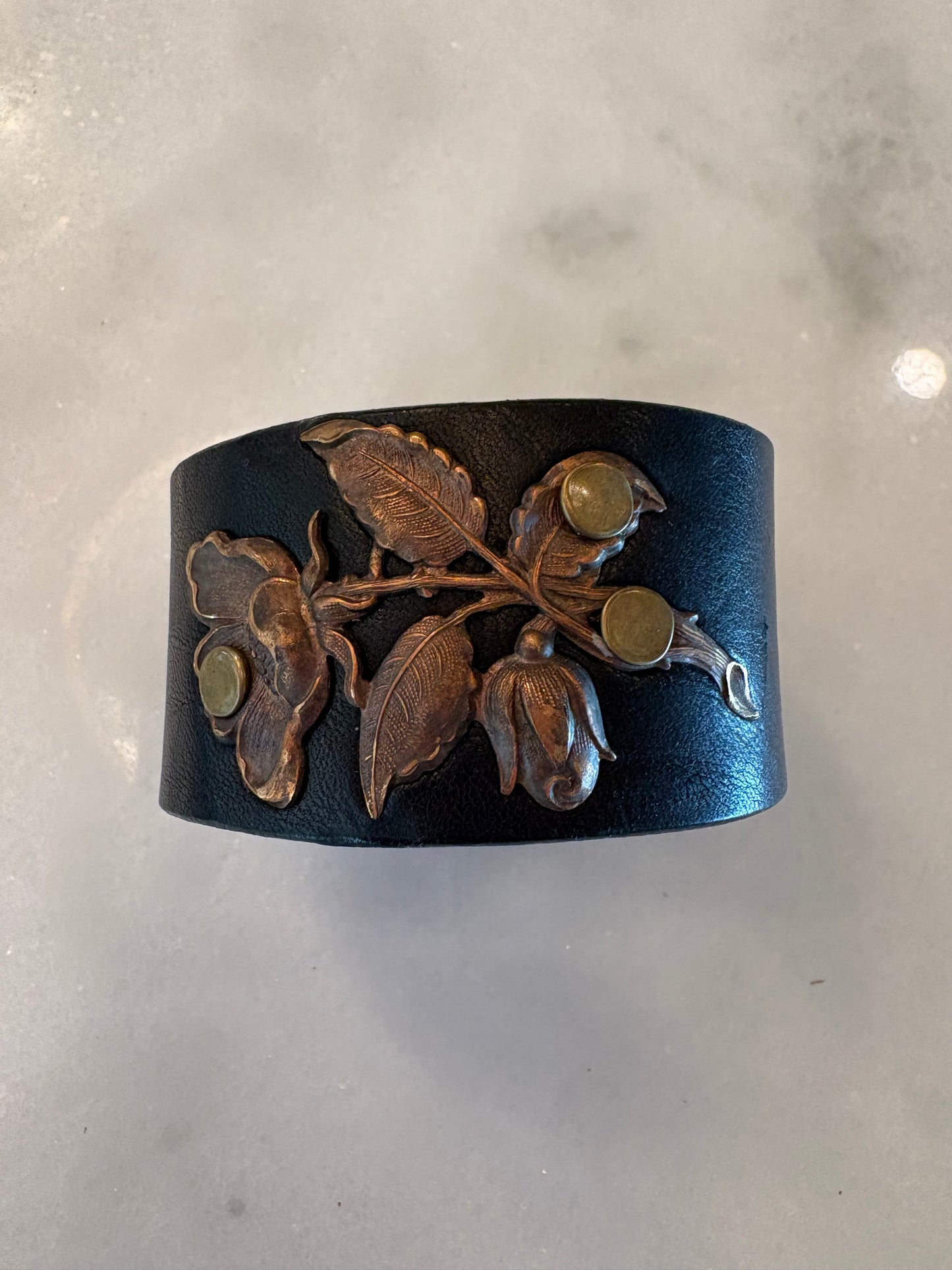 Leather cuffs, assorted designs