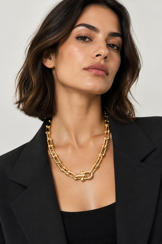 Metro Large Link Necklace