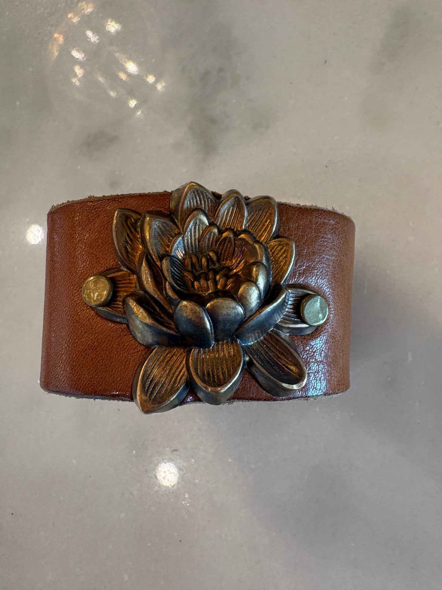 Leather cuffs, assorted designs