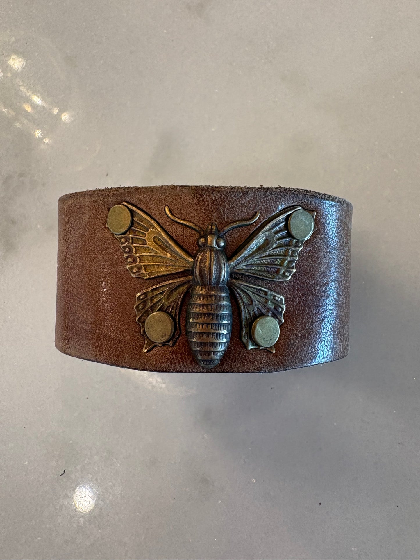 Leather cuffs, assorted designs