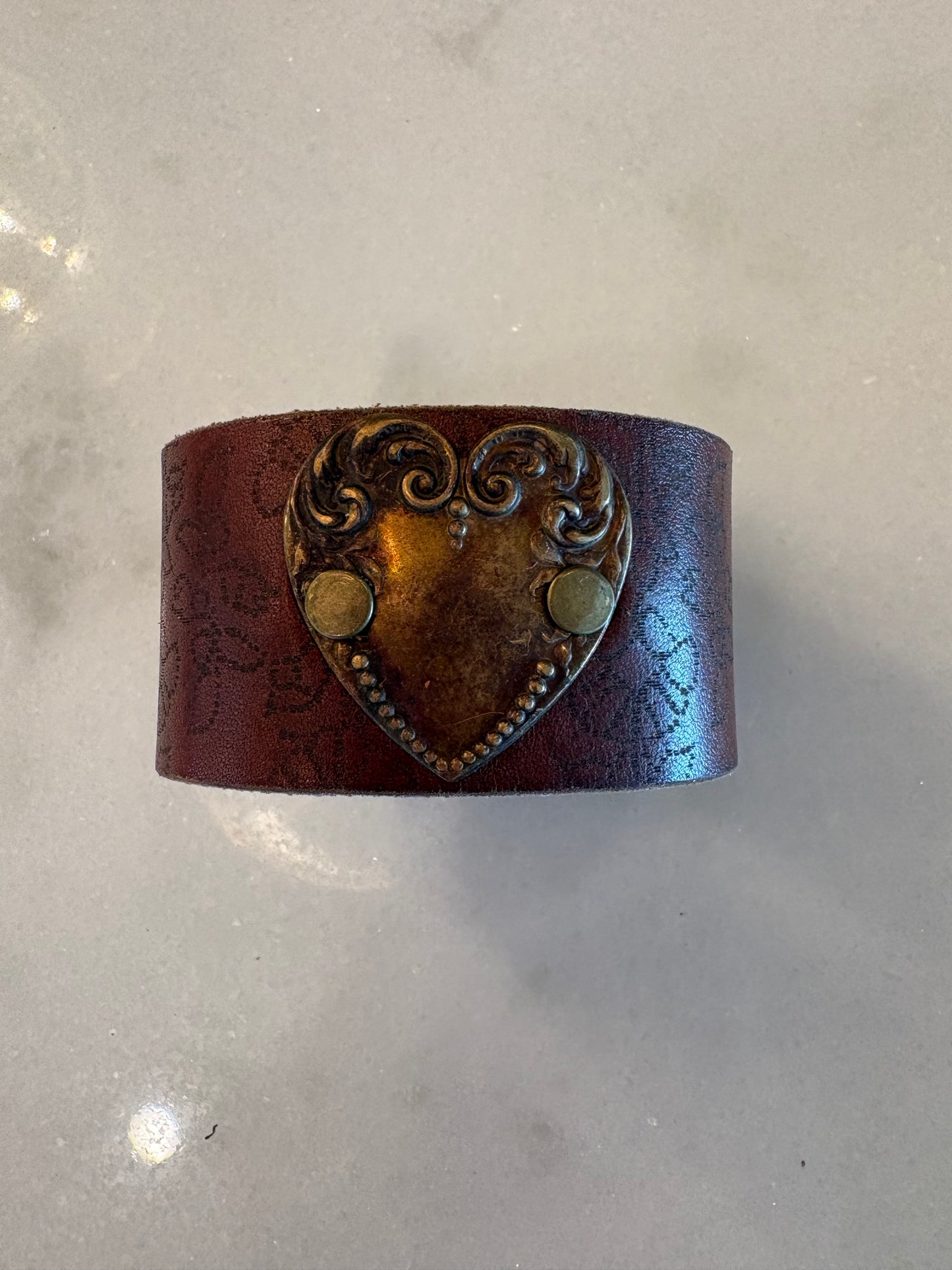 Leather cuffs, assorted designs