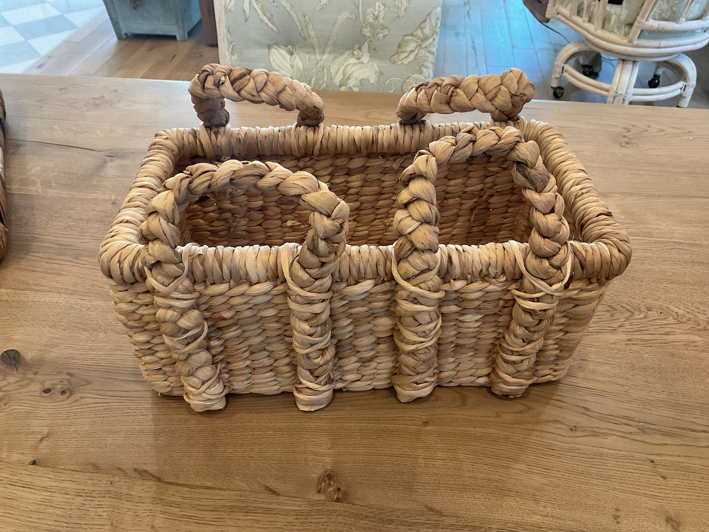 Small Woven Basket with handles