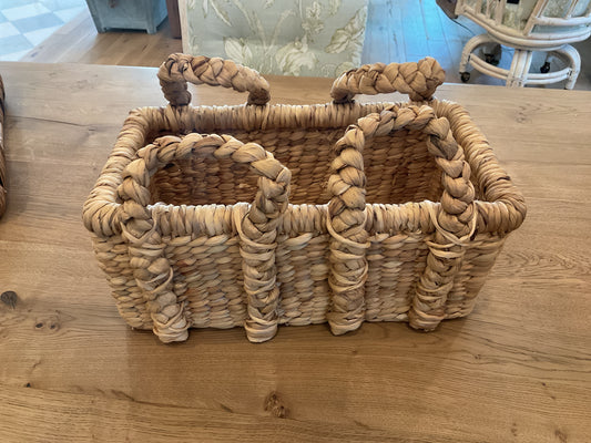 Small Woven Basket with handles