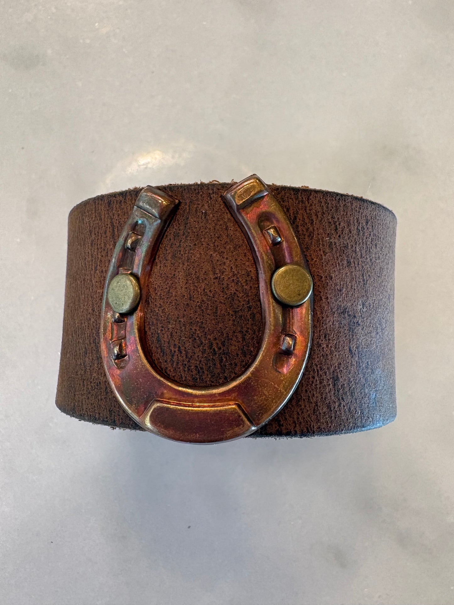 Leather cuffs, assorted designs