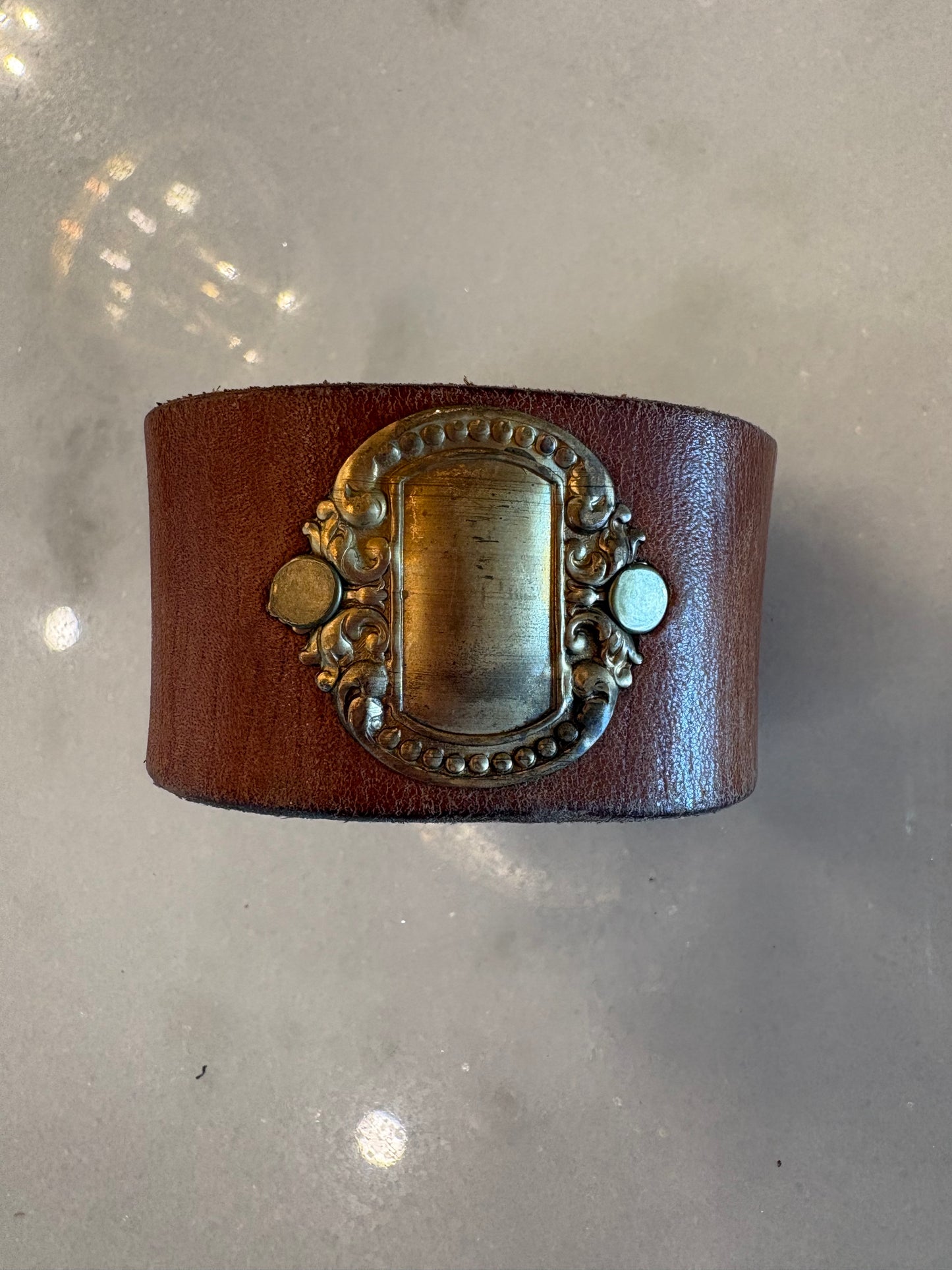 Leather cuffs, assorted designs