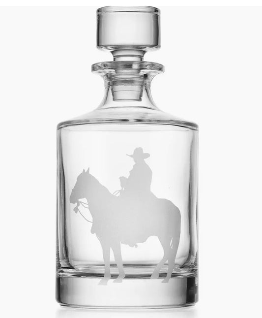 Prairie Cowboy Decanter