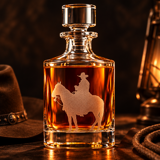 Prairie Cowboy Decanter