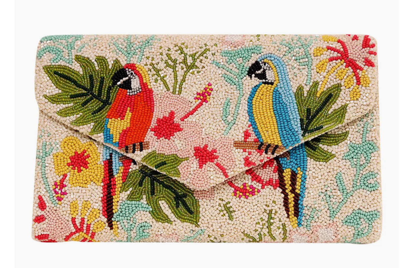 Beaded Birds of Paradise Handbag