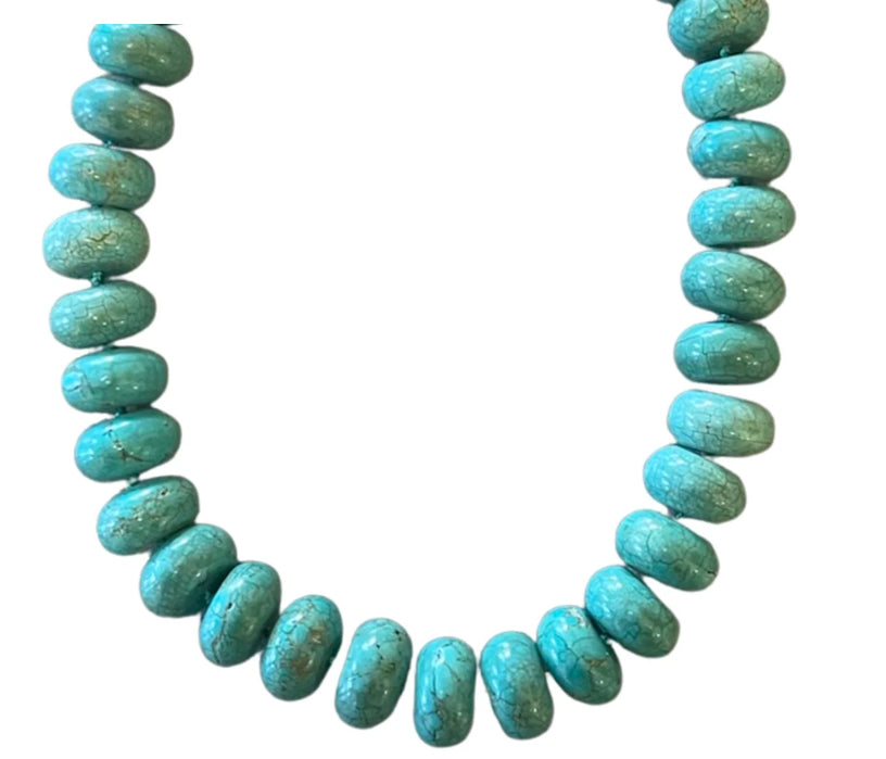 Desert Sky Turquoise Beaded Necklace