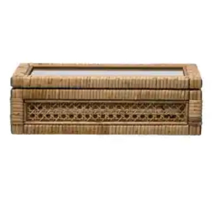 Rattan Display Box Set of 2 boxes