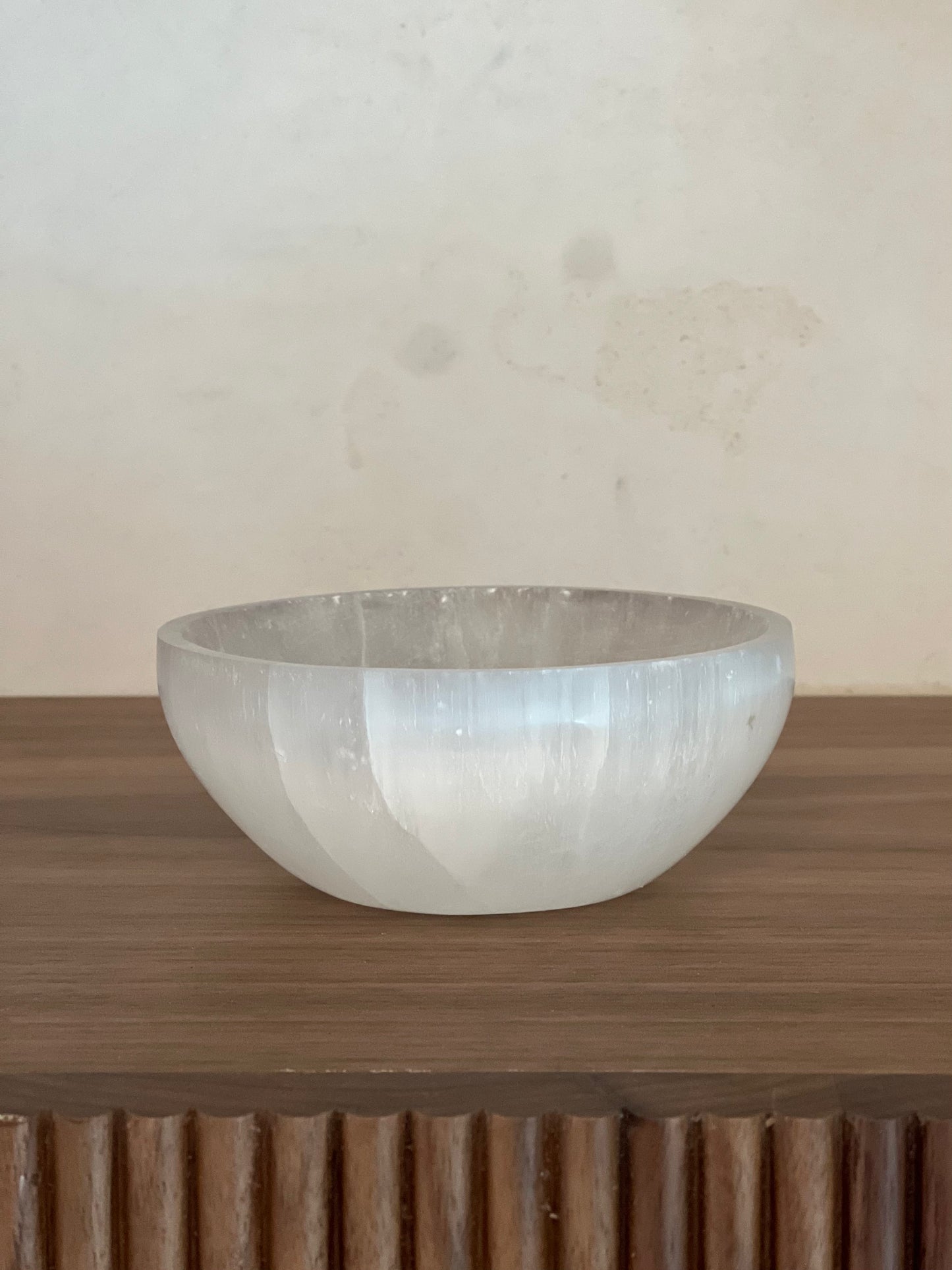 Selenite Bowl Round Bowl - small