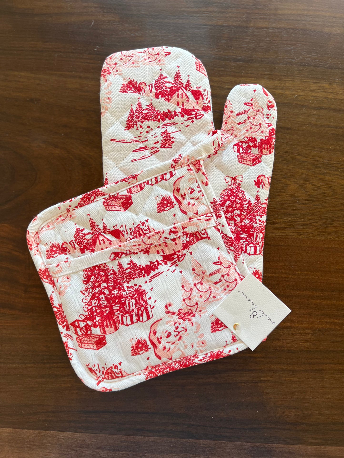 Santa Toile Over Mit Set