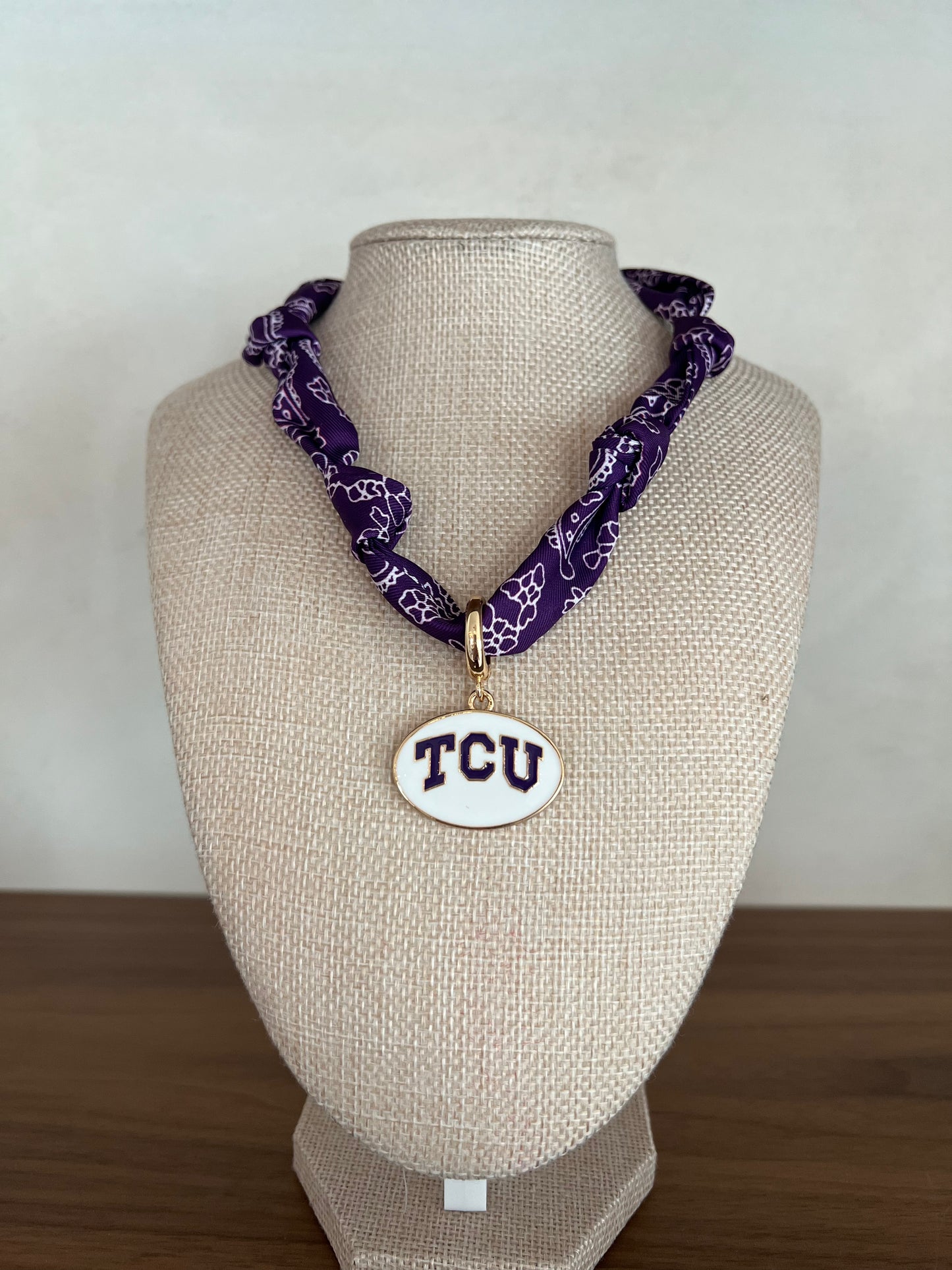 Game Day Scarf Necklace