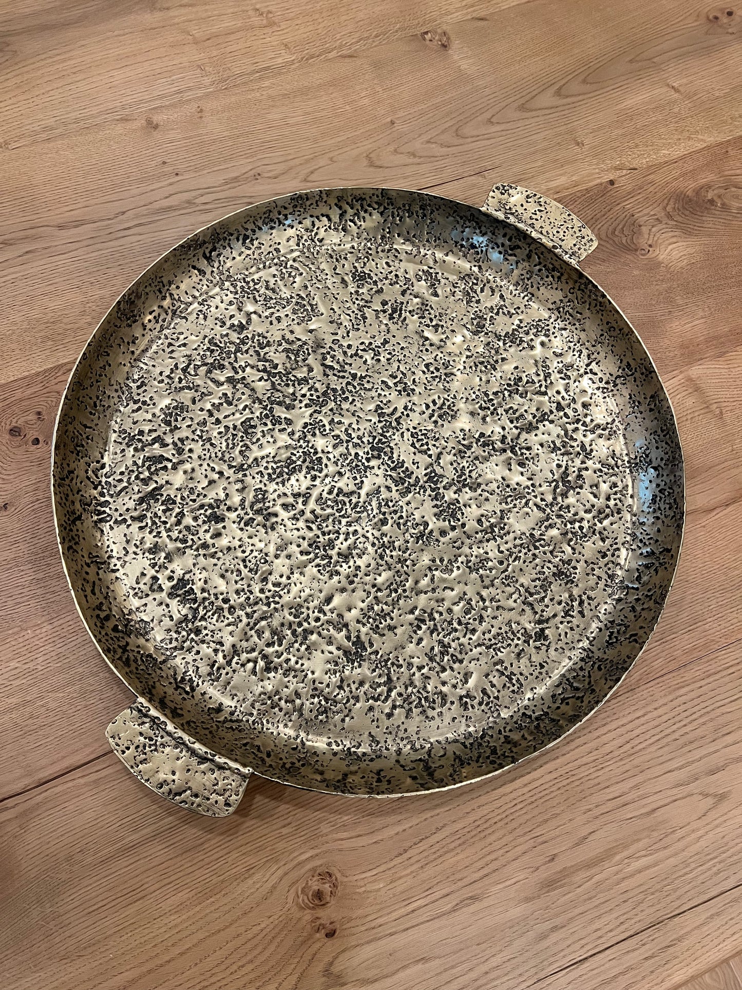 Hammered Metal Tray