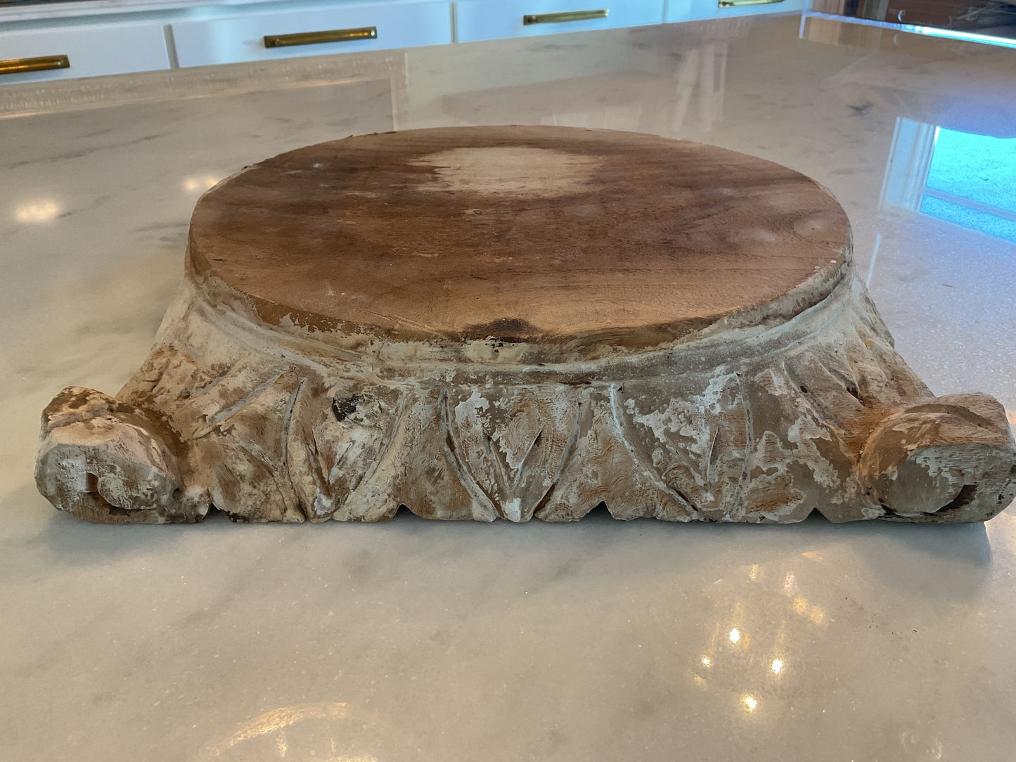 Large Decorative wood riser from Round Top