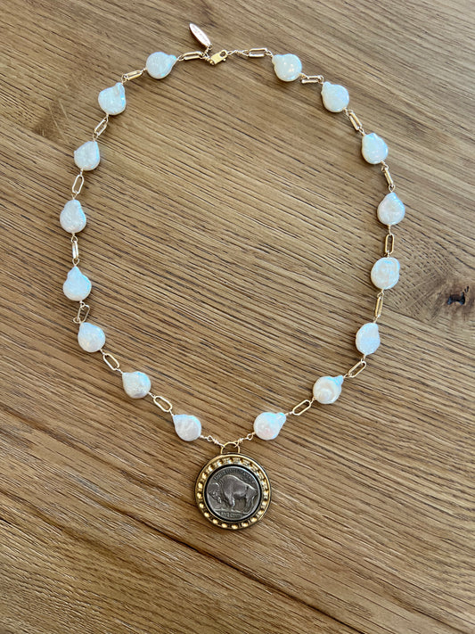 Queen Buffalo Pendent