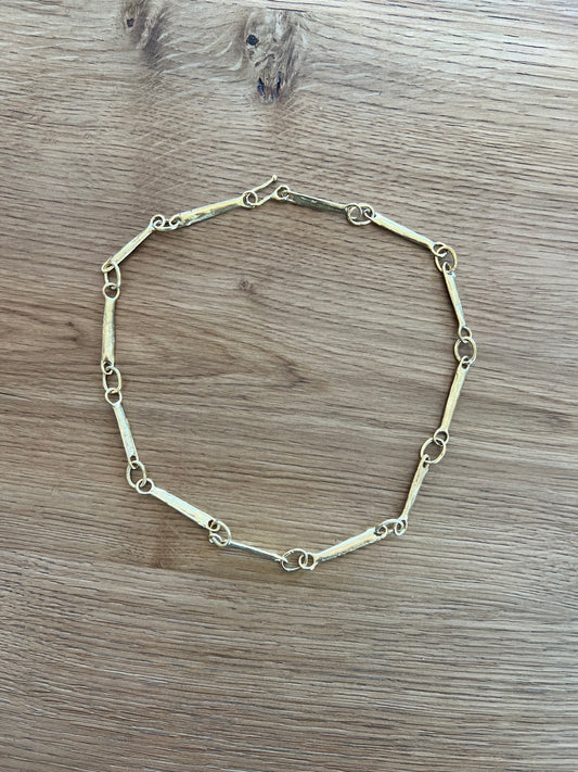 Unique Bridal Chain Brass Necklace