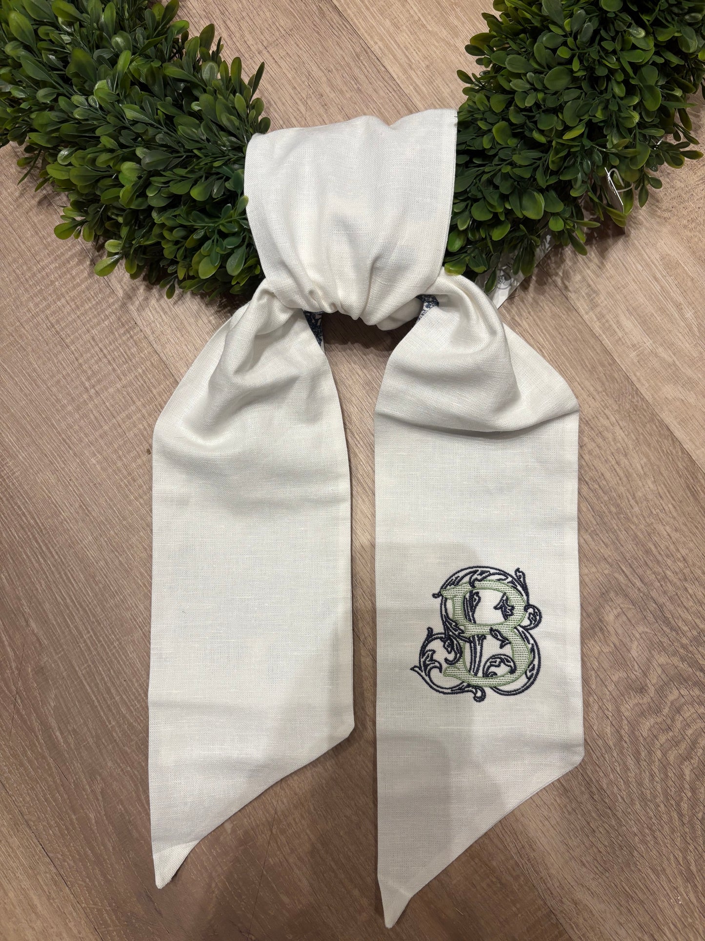 Custom Wreath Sash