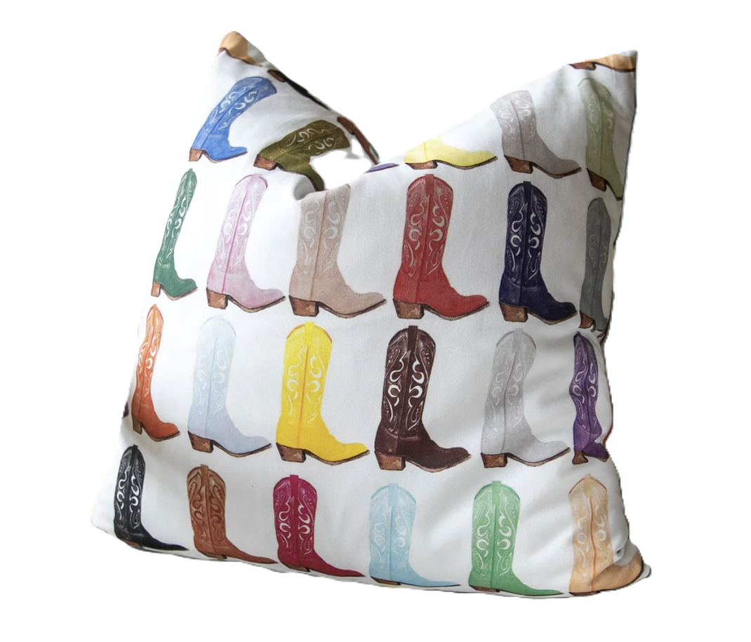 Pillow - Rainbow Boot