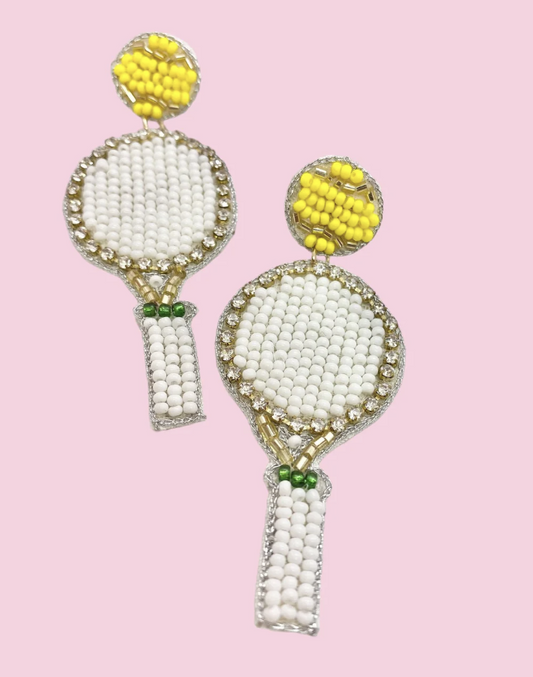 Tennis Raquet Earring