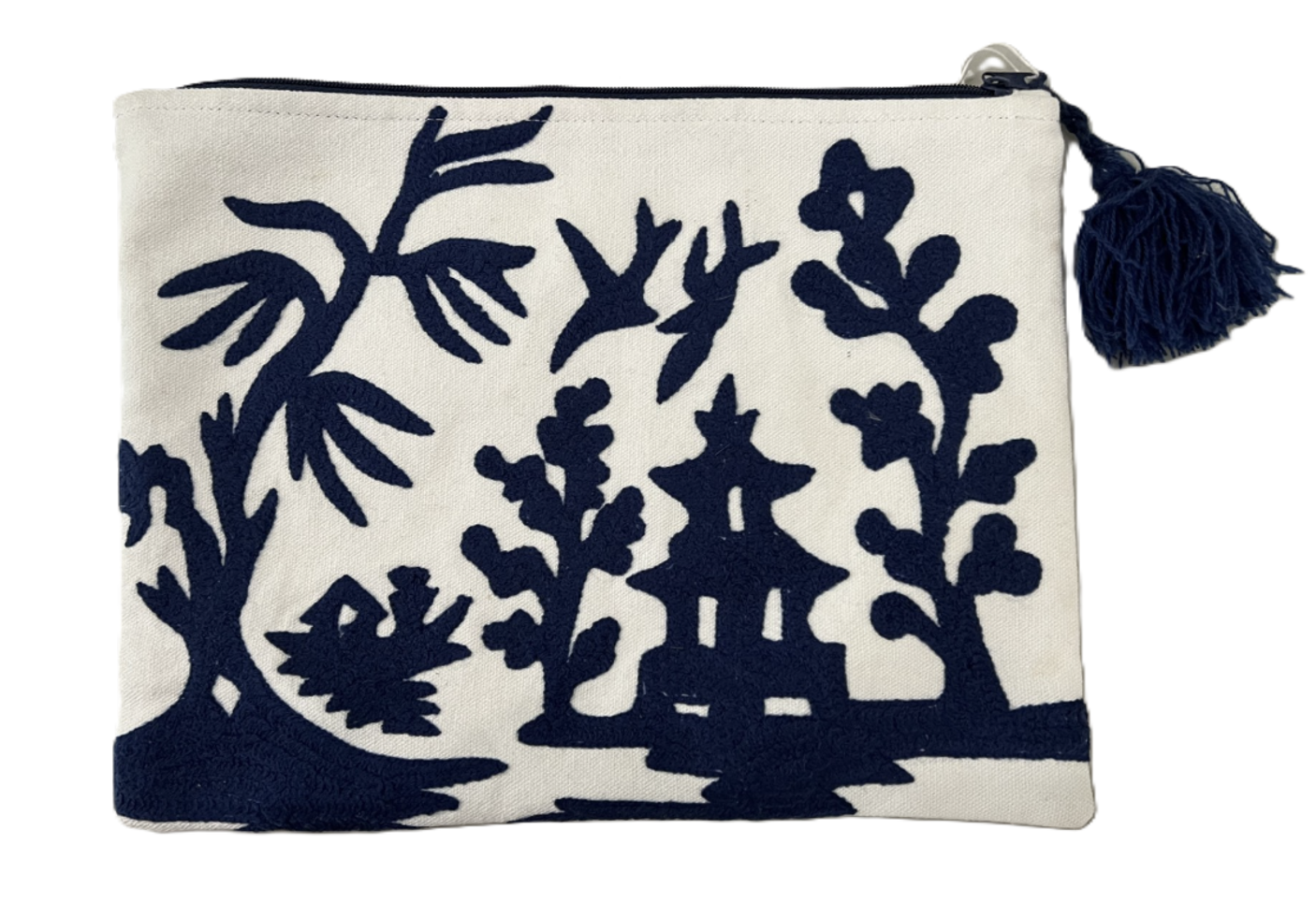 Chinoiserie Chic Embroidered Multipurpose Make-up Bag