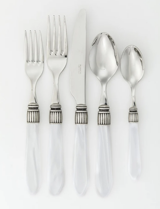 Porto White 5 Piece Place Setting