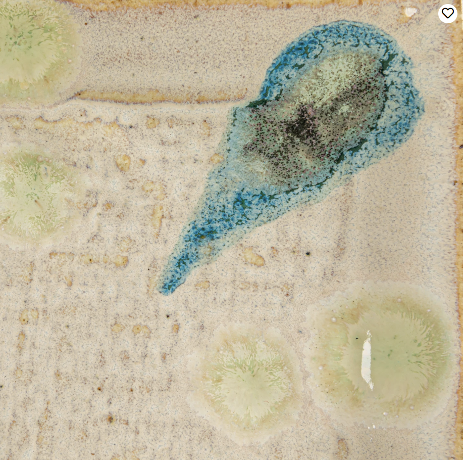 Hand-Painted Stoneware Platter