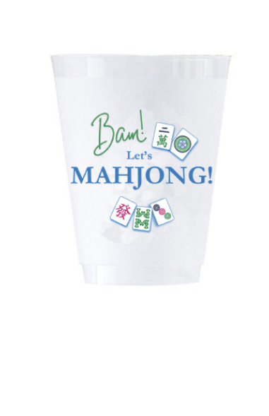 Let's Mahjong Shatterproof Cups