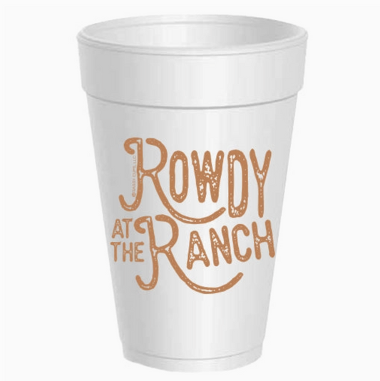 Rowdy At the Ranch Cups - 10 Pack