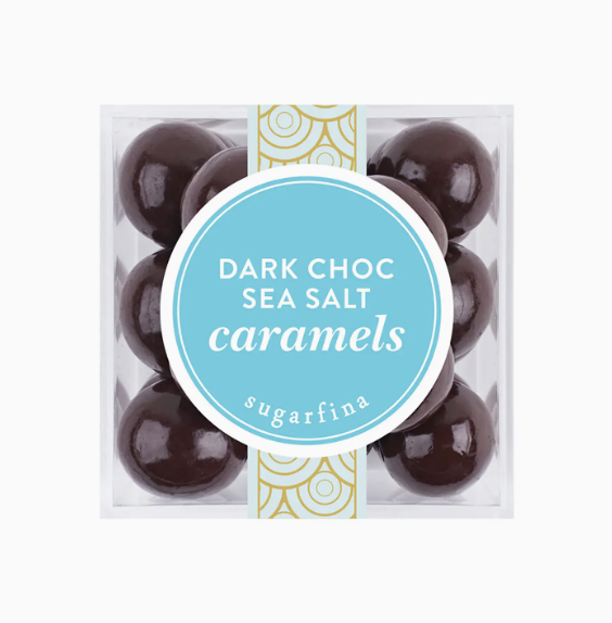 Dark Chocolate Sea Salt Caramels - Small
