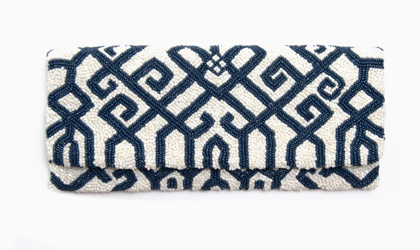 Clutch Bag Blue/White