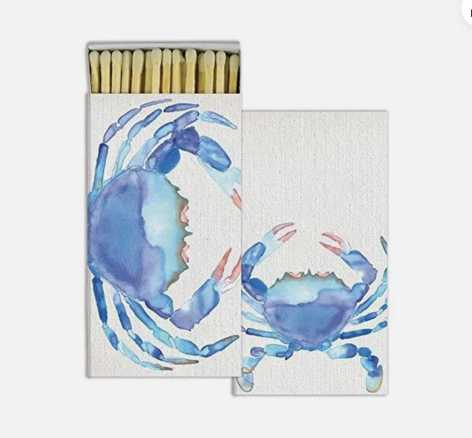 Matches - Watercolor Crab