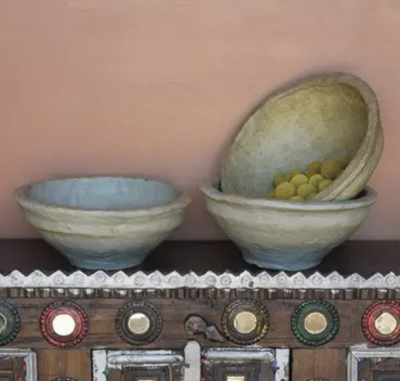 Paper Mache Bowl - Sm