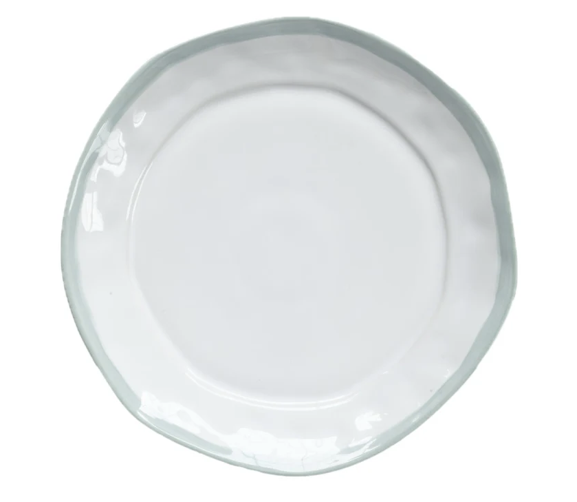 Azores Sea Foam Stoneware Salad Plate
