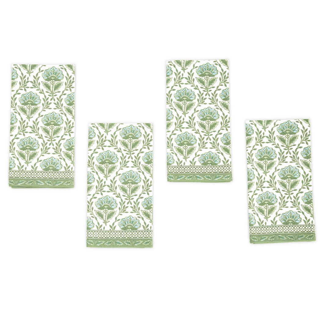 S/4 Floral Pattern Napkins
